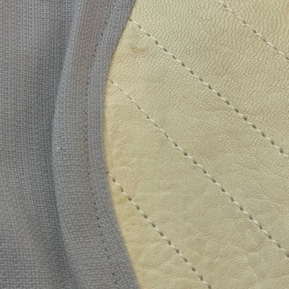 NEW Helmut Lang Sleeveless Leather Detail Dress Size 2 - Picture 6 of 7